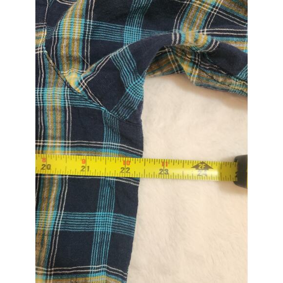 Columbia NWT Shirt Mens Medium Blue Plaid Short Sleeve Gorpcore Fishing Outdoors - Picture 9 of 13